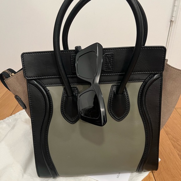 Celine Tri color Micro luggage tote - Picture 3 of 10